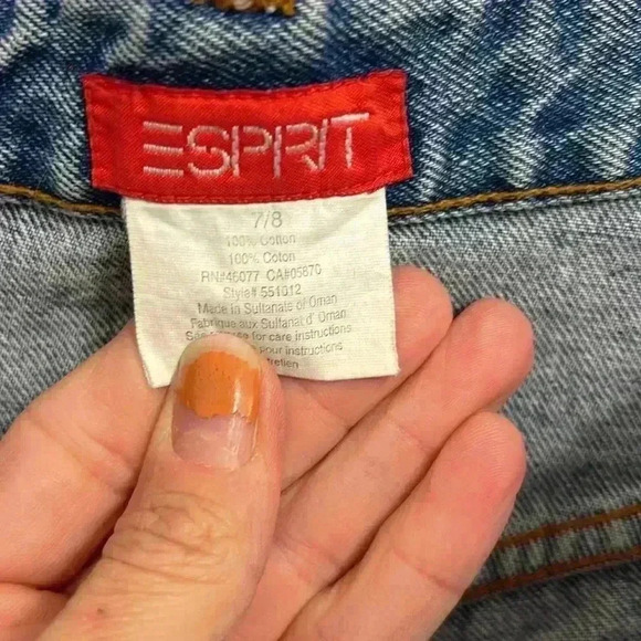 Esprit vintage jeans size 7/8. These jeans are in great condition! - Picture 5 of 5